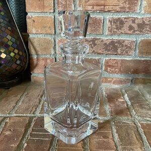 Vtg MCM Cristal de Sevres France Crystal Keos Cordial Decanter w/ Stopper